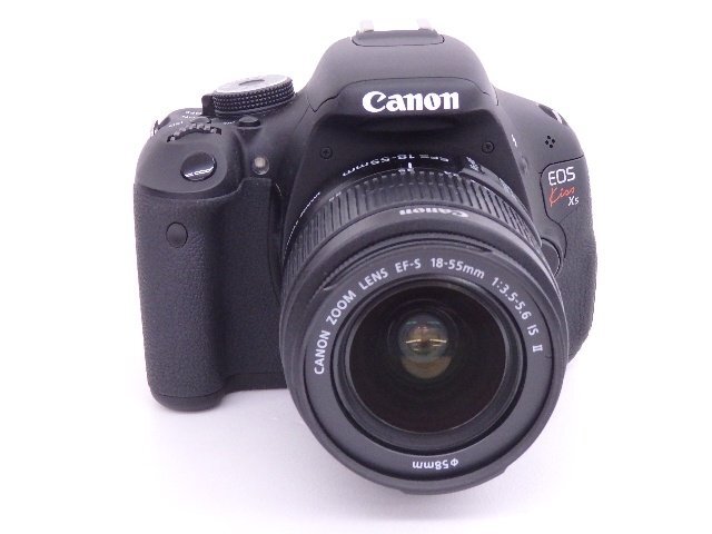 Canon/キヤノン デジタル一眼レフ EOS KISS X5/標準ズームレンズ EF-S 18-55mm F3.5-5.6 II USM・バッテリー付 ◆ 6E2E5-2の画像3