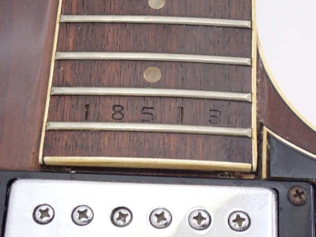 【弦交換済】YAMAHA ヤマハ エレキギター ジャパンビンテージ SG-45 ダルマ 音叉マーク 1970年製 ソフトケース付（1） ∽ 6E292-3