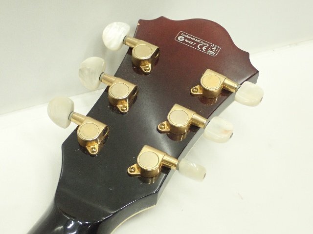IBANEZ アイバニーズ ARTCORE AG95-DBS-12-01 エレキギター フルアコ ソフトケース付き ¶ 6E32C-11の画像4