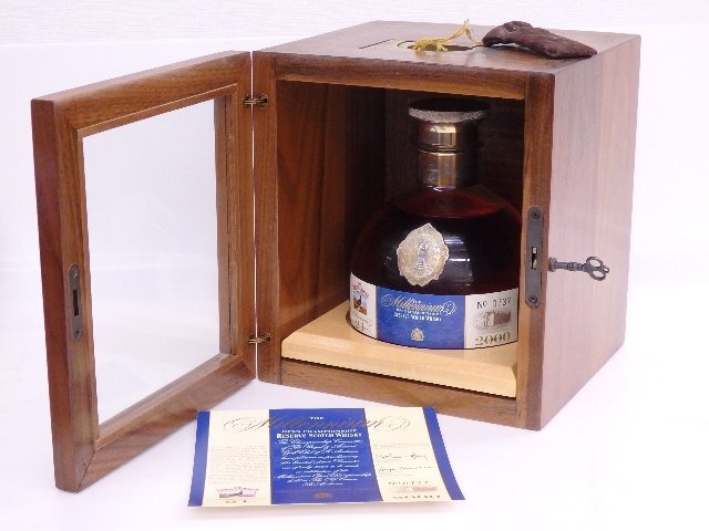 【未開栓】THE FAMOUS GROUSE/ザ フェイマス グラウス スコッチウイスキー The millennium 21年 700ml 40% 木箱付 ◆ 6DAC6-1の画像1