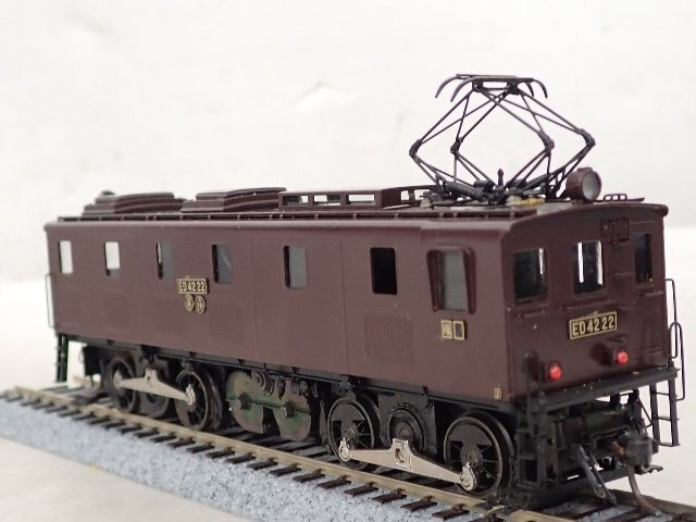 Tenshodo/ Tenshodo HO gauge apto тип электрический локомотив ED 42 No.497 оригинальная коробка есть v 6E179-1