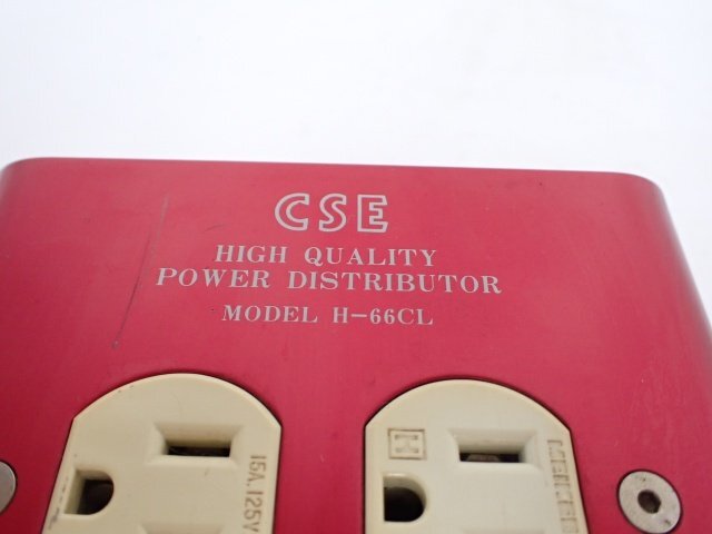 CSE H-66 CL 6. power supply tap si-i-si- audio aksase Lee ^ 6E4A5-15