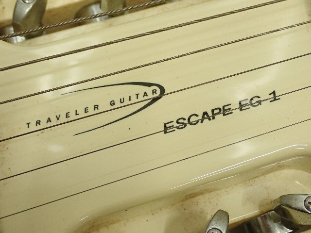 TRAVELER GUITAR トラベラーギター ESCAPE EG-1 WH エスケープ トラベルギター ソフトケース付 ¶ 6E3A4-36_画像5