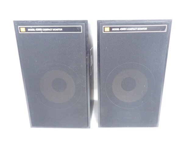 JBLje- Be L 2way book shelf type speaker system 4305H black pair instructions attaching audio ^ 6E4A9-6