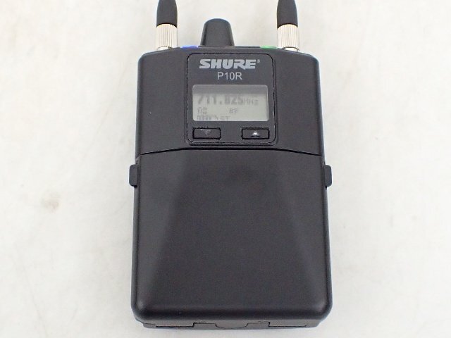 SHURE in year monitor receiver P10R L11J pouch attaching Sure -v 6E4A1-1