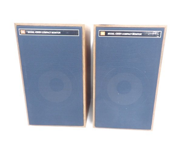 JBLje- Be L 2way book shelf type speaker system 4305H WX pair instructions attaching audio ^ 6E4A9-5