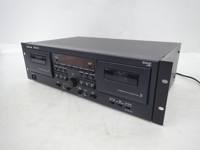[ record repeated possibility ]TASCAM 202MKV business use cassette deck / OO to Rebirth cassette deck Tascam audio ^ 6E3DC-4