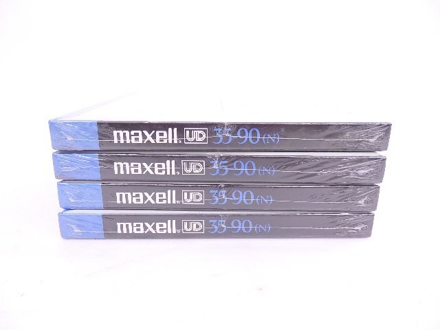 未開封品 maxell/マクセル オープンリールテープ UD 35-90 (N) 7号 4本セット ◆ 6E34C-11_画像3