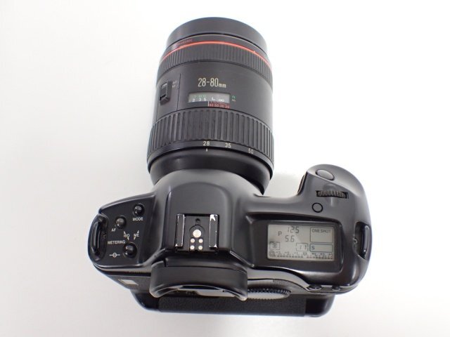 CANON EOS-1 HS (ドライブブースターE1付) + EF 28-80mm F2.8-4 L USM キヤノン AFフィルム一眼レフカメラ 動作品 ∬ 6DFDE-3_画像4