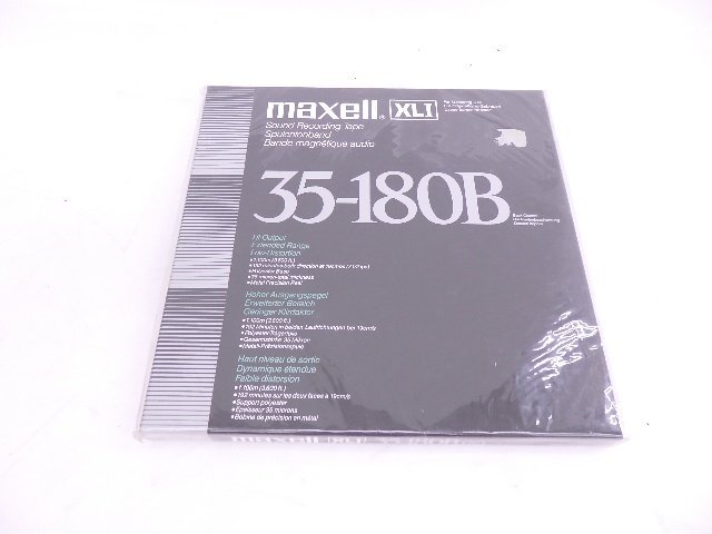 未開封品 maxell/マクセル オープンリールテープ XLI 35-180 B (N) 10号 1本 ◆ 6E34C-10_画像1