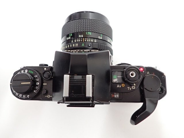 CANON A-1 モータードライブMA付 + NEW FD 50mm F1.4 キヤノン フィルム一眼レフカメラ レンズ付 ∬ 6DFDE-5_画像4