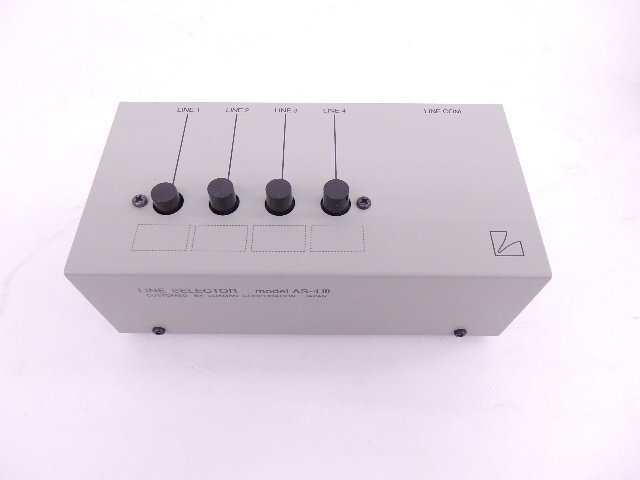 LUXMAN/ Luxman line selector AS-4III/ speaker selector AS-5III original box attaching set * 6E593-3