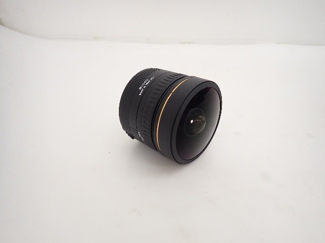 【良品】SIGMA シグマ 魚眼レンズ 8mm F3.5 EX DG CIRCULAR FISHEYE キヤノン用 レンズポーチ付 ∽ 6E5AC-2_画像2