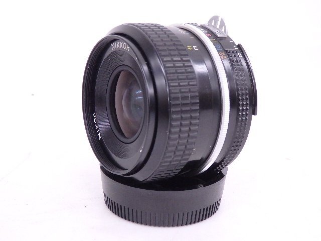 NIKON/ Nikon wide-angle single burnt point lens AI modified NIKKOR 35mm F2.8 Nikon F mount lens with a hood * 6DFAC-3