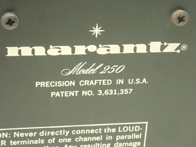 Marantz マランツ ステレオパワーアンプ Model 250 ¶ 6E677-5_画像5