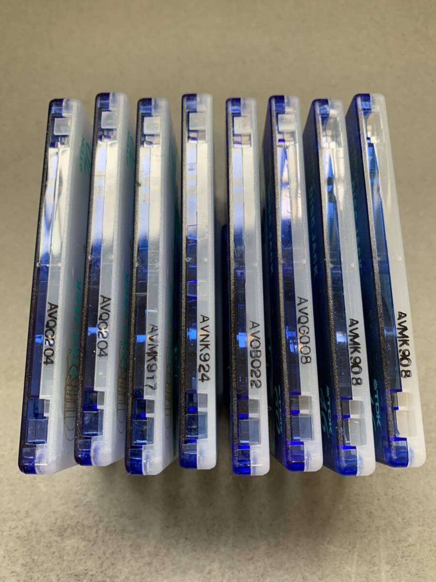 中古 カセットテープ TDK DISC JACK ハイポジ 8本セット_画像3