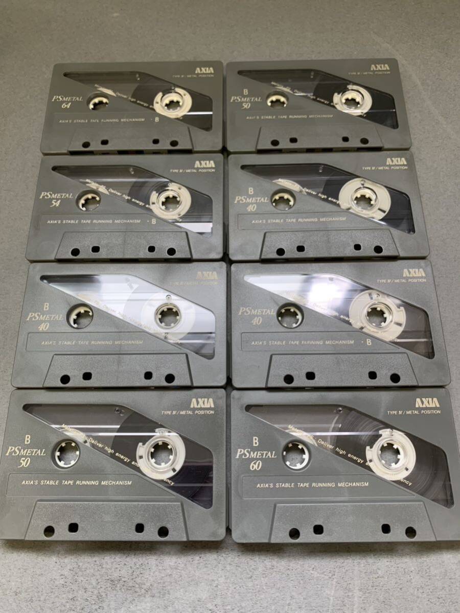 中古 カセットテープ AXIA アクシア PS METAL 8本セット_画像5