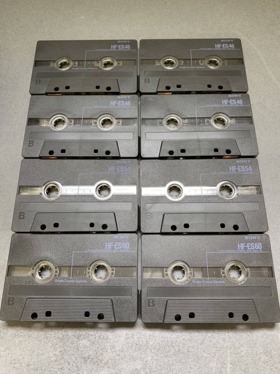 中古 カセットテープ ソニー SONY HF-ES 8本セット 記録媒体 送料込み