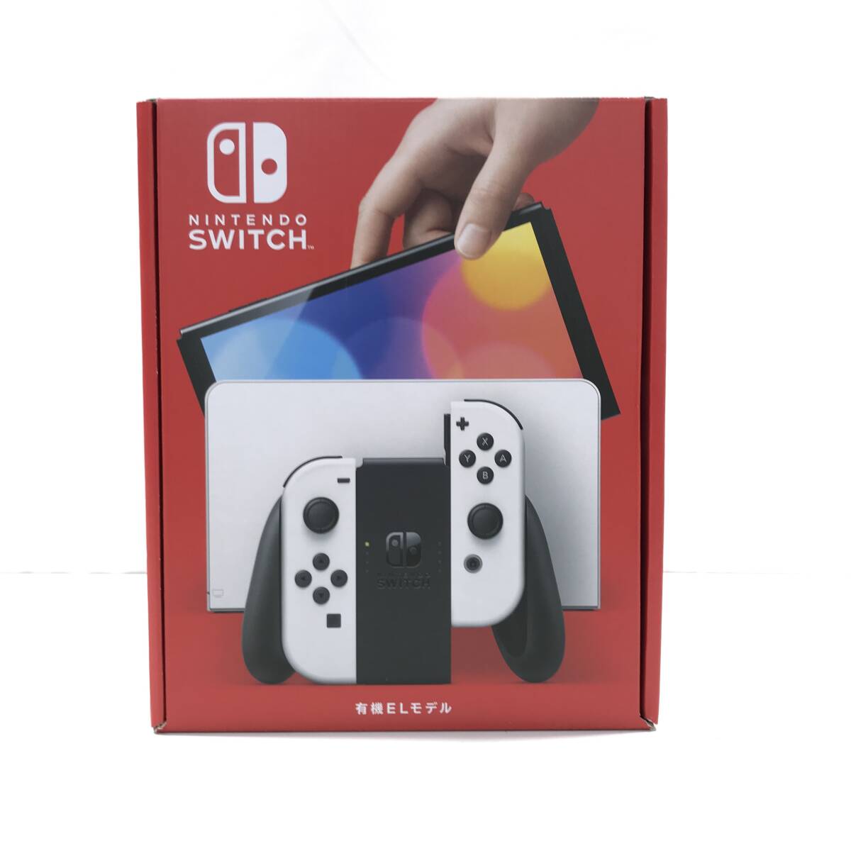 1円スタート 未使用 店舗印無し Nintendo Switch 有機ELモデル ホワイト ②の画像1