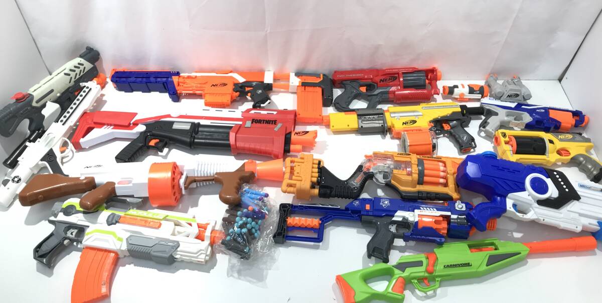 1円スタート ジャンク ナーフ NERF スポンジ トイガン 互換品商品あり ナーフ弾 まとめ売り _画像1