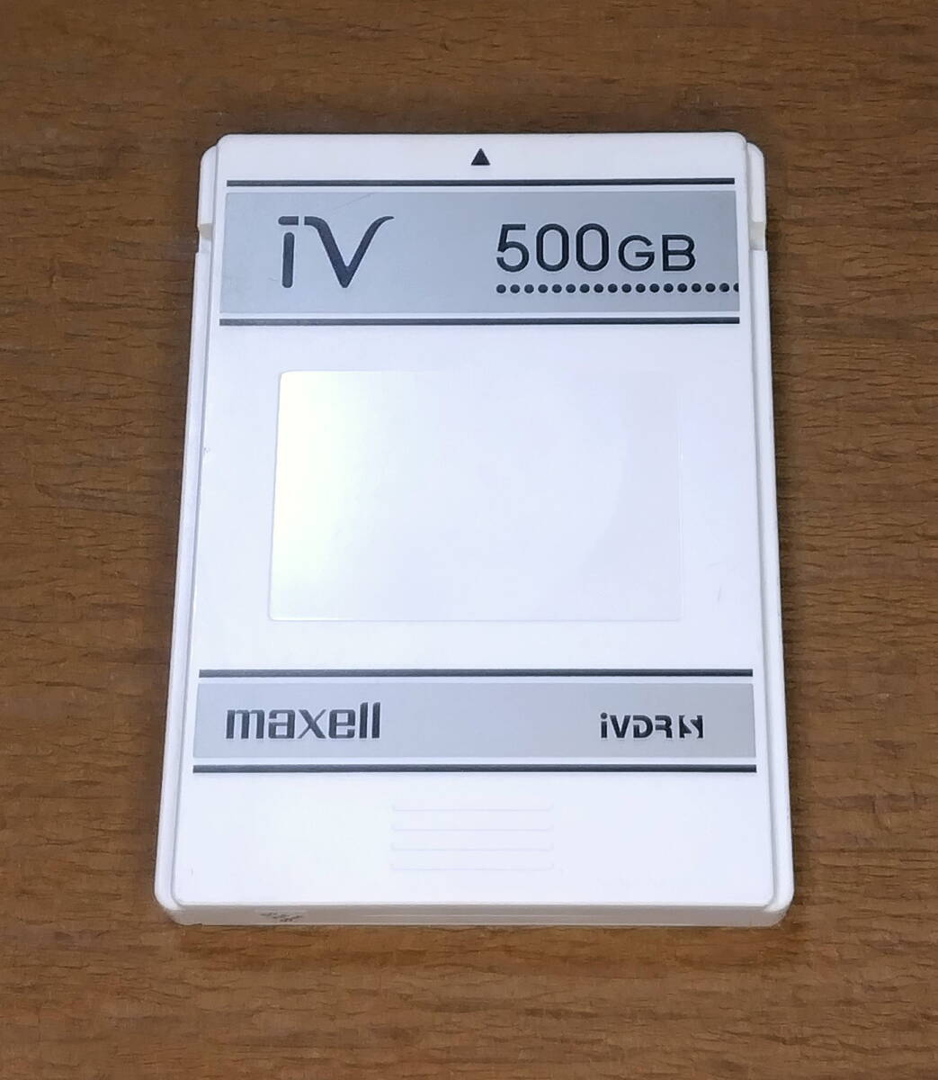 【中古・動作未確認・ジャンク】maxell 日立マクセル　カセットハードディスク　iVDR-S 規格対応　500GB_画像1