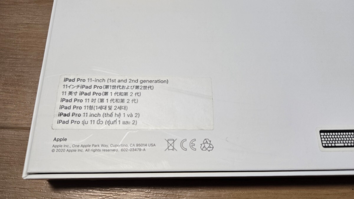 Apple 純正 iPad Pro Magic Keyboard マジックキーボード 11インチ ブラック MXQT2J Aの画像7