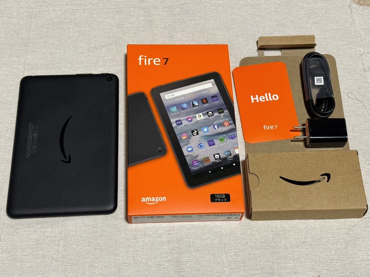 [中古美品] Amazon Fire 7 タブレット 7インチディスプレイ 16GB (第12世代)　_画像2
