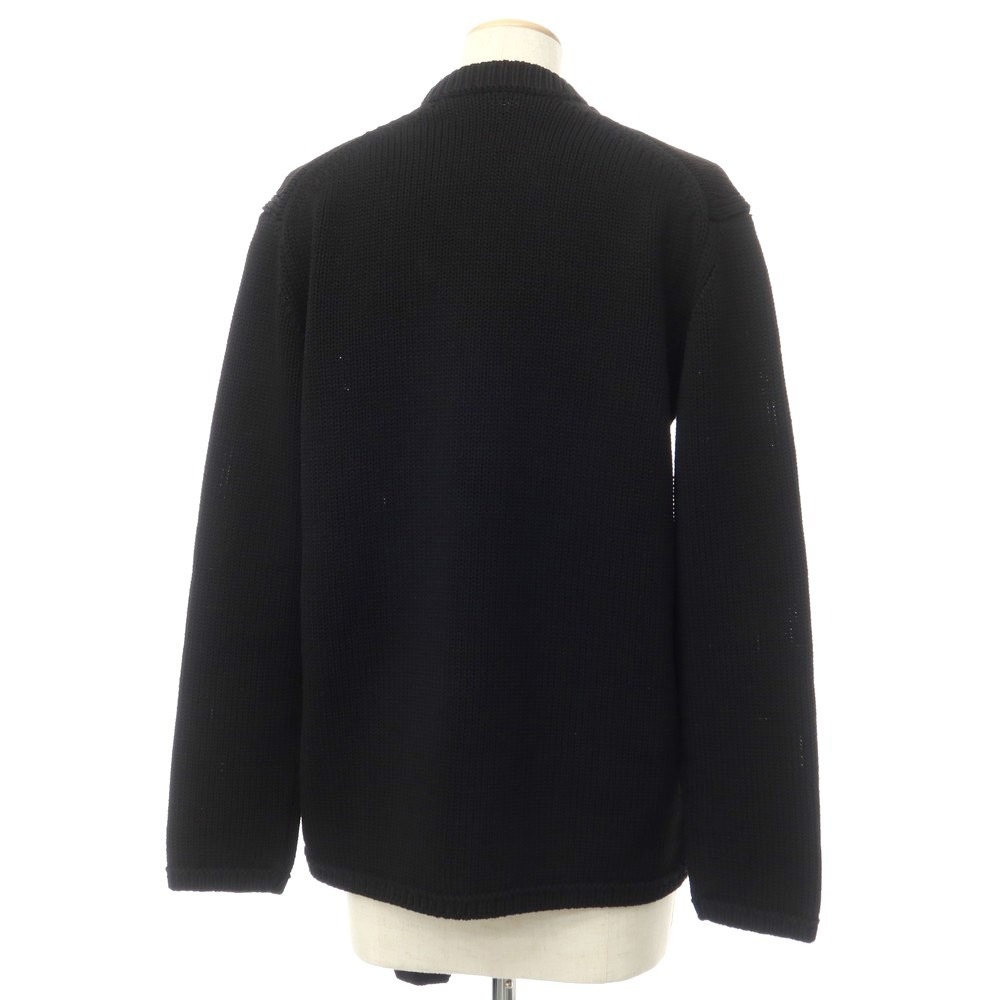 [ used ] Comme des Garcons COMME des GARCONS 2023 year autumn winter polyester pull over knitted black [ size XS]