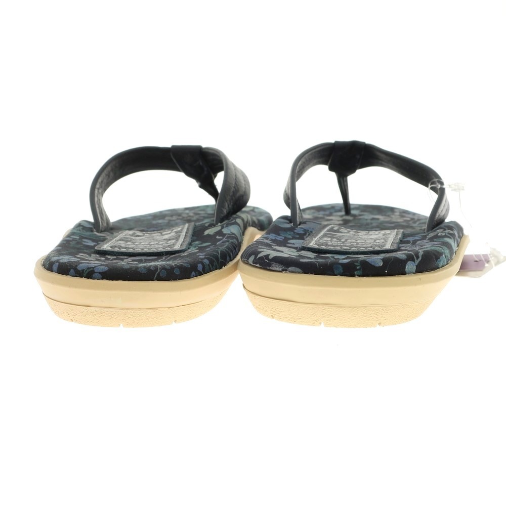 【未使用】アイランドスリッパ ISLAND SLIPPER リバティ柄 トングサンダル ネイビー【サイズ8】_画像5