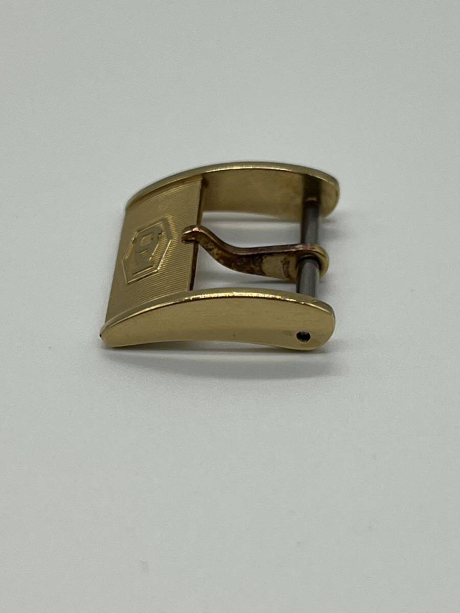 セイコー SEIKO キングクォーツ 尾錠幅15mm SS×GP ゴールドカラー 純正尾錠 パーツの画像2