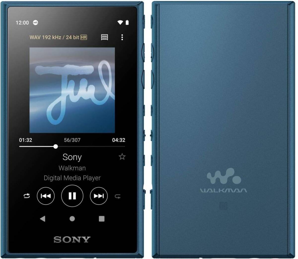 ◆未使用 SONY(ソニー) ウォークマン 16GB ハイレゾ/リニア/ノイズキャンセリング対応 NW-A105 ブルー microSDスロット/Bluetooth_イメージ画像