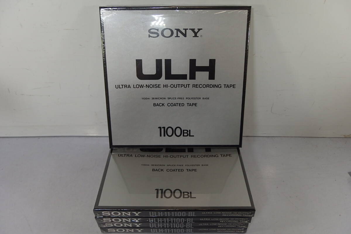 ◆新品未開封 SONY(ソニー) ハイエンド ウルトラローノイズ ULH 10号 オプーンリールテープ メタルリール ULH-11-1100-BL ×5本 ULH1100BLの画像1