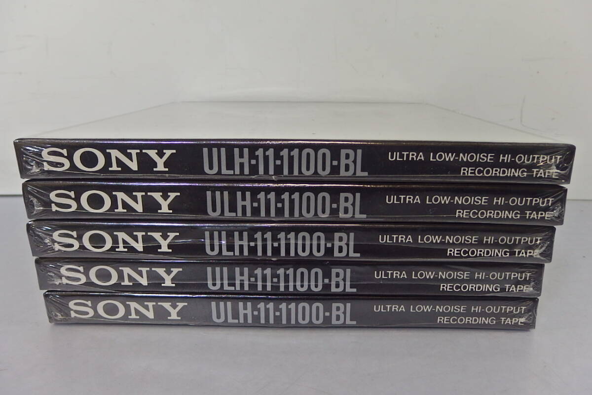 ◆新品未開封 SONY(ソニー) ハイエンド ウルトラローノイズ ULH 10号 オプーンリールテープ メタルリール ULH-11-1100-BL ×5本 ULH1100BLの画像2