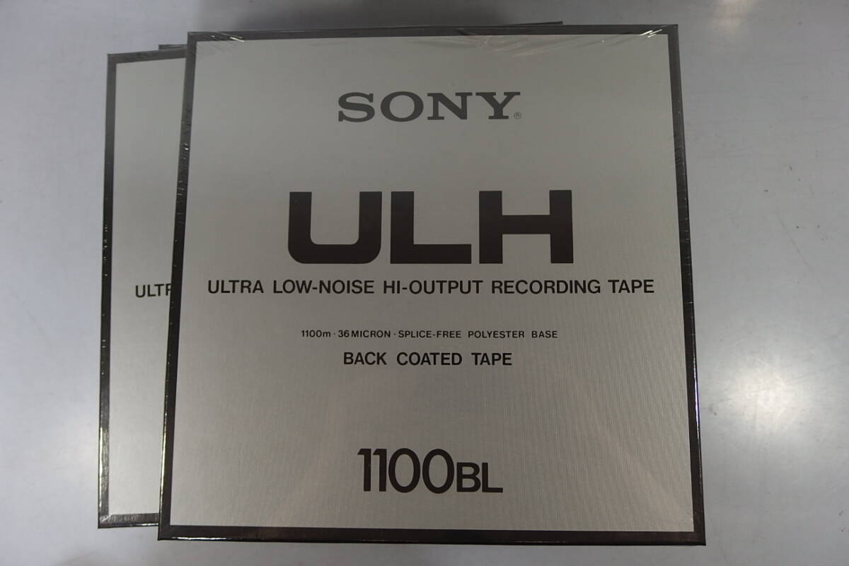 ◆新品未開封 SONY(ソニー) ハイエンド ウルトラローノイズ ULH 10号 オプーンリールテープ メタルリール ULH-11-1100-BL ×5本 ULH1100BLの画像4