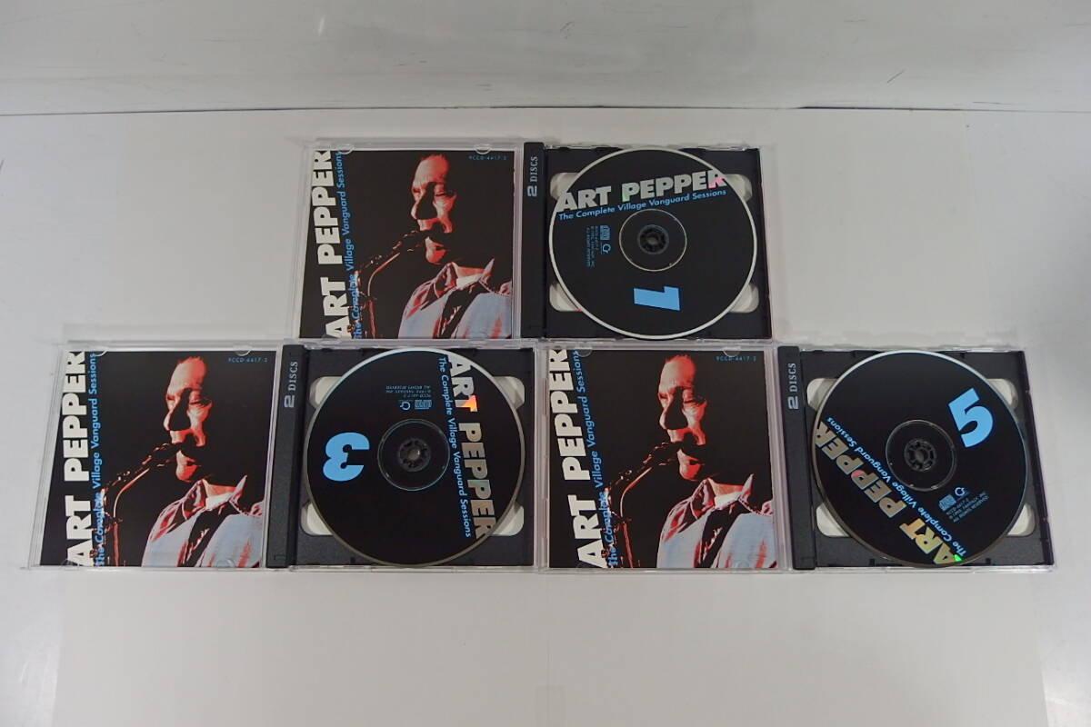 *CD-BOX Art Pepper искусство * перец The Complete Village Vanguard Sessions 9 листов комплект 
