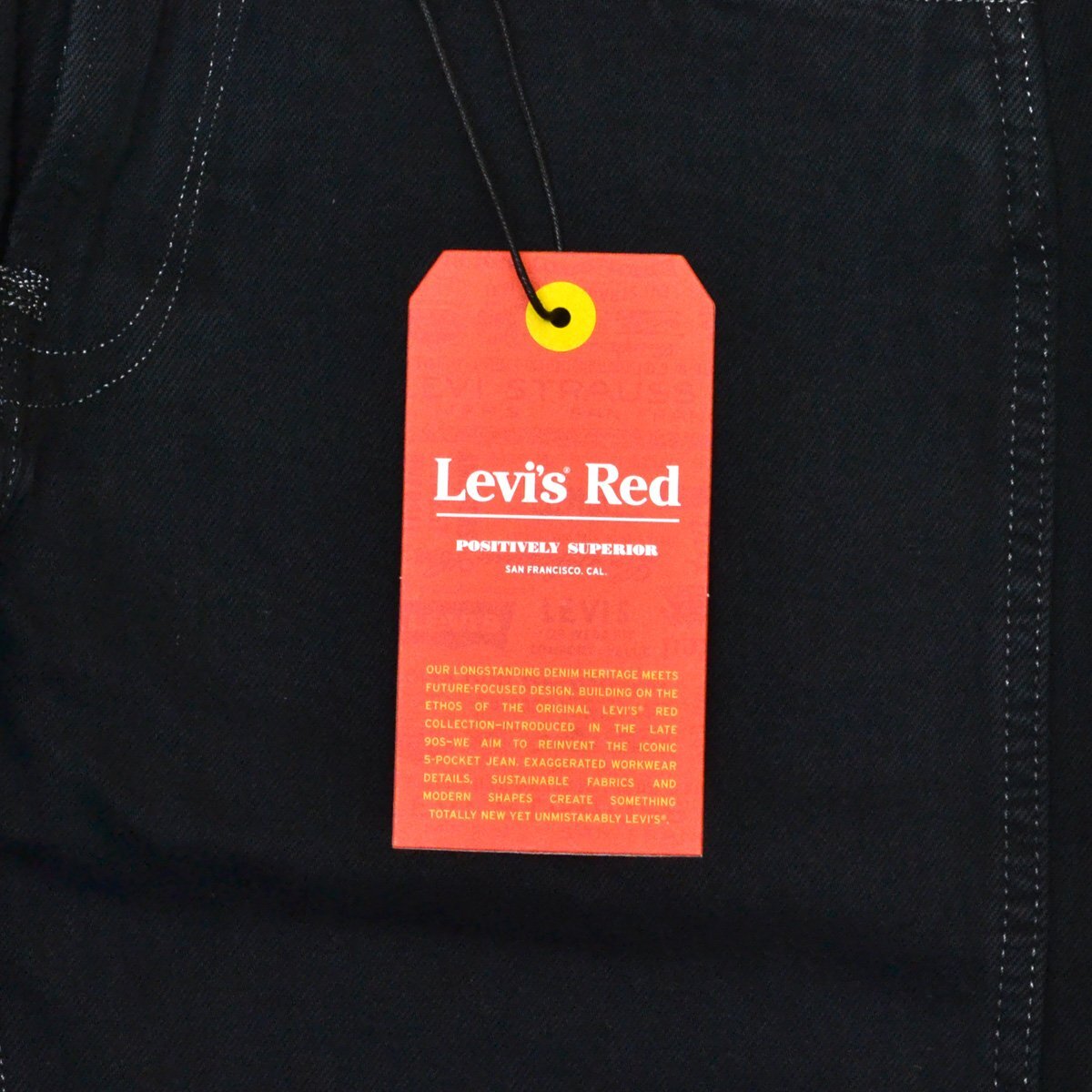 未使用 Levi's RED リーバイスレッド W28 LR502 TAPER A0133-0006 テーパ- デニムパンツ JACK STRAW GDM816522_画像7