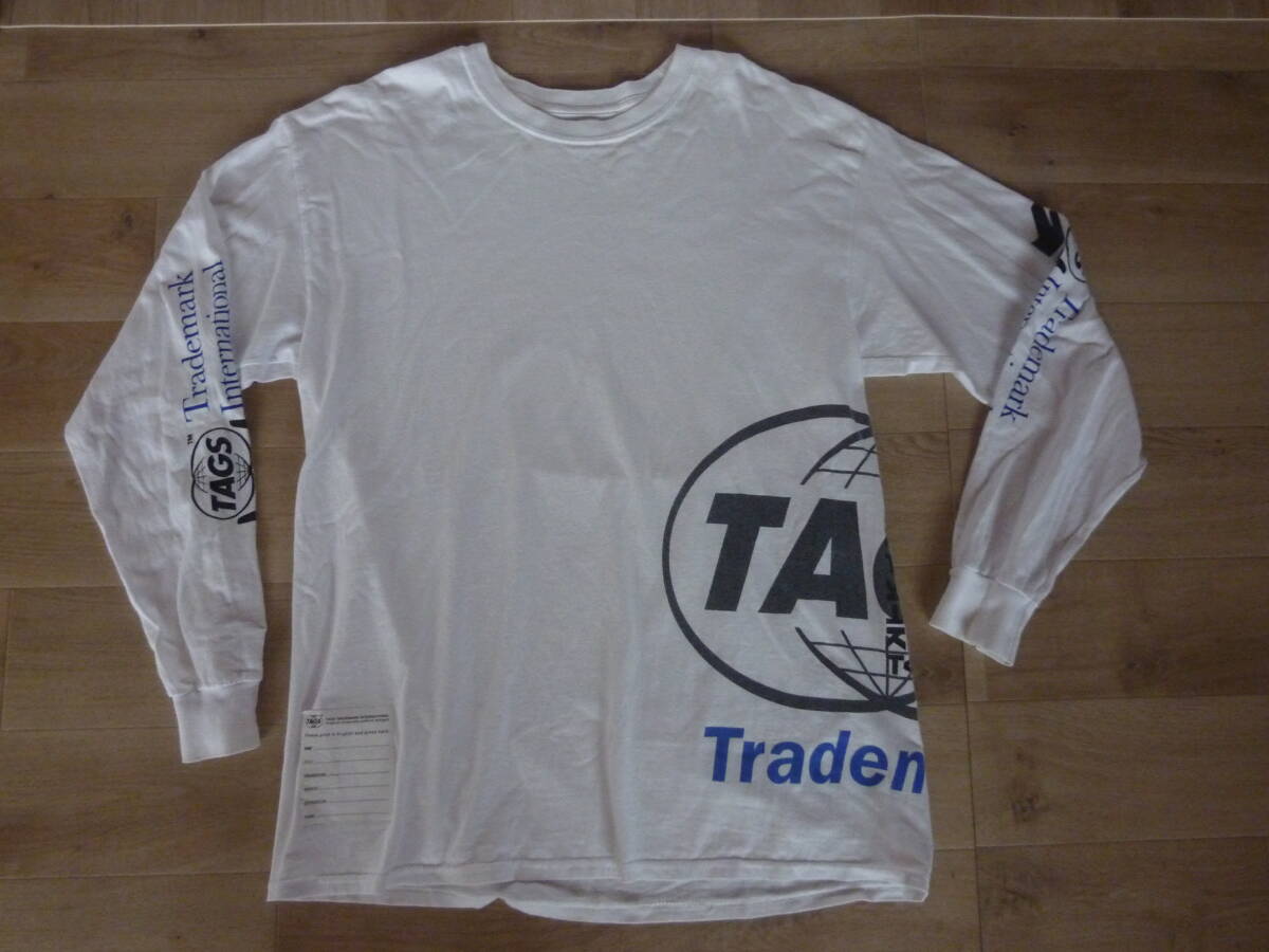 古着 TAGS Trademark タグストレードマーク 長袖Tシャツ ロンT_画像1