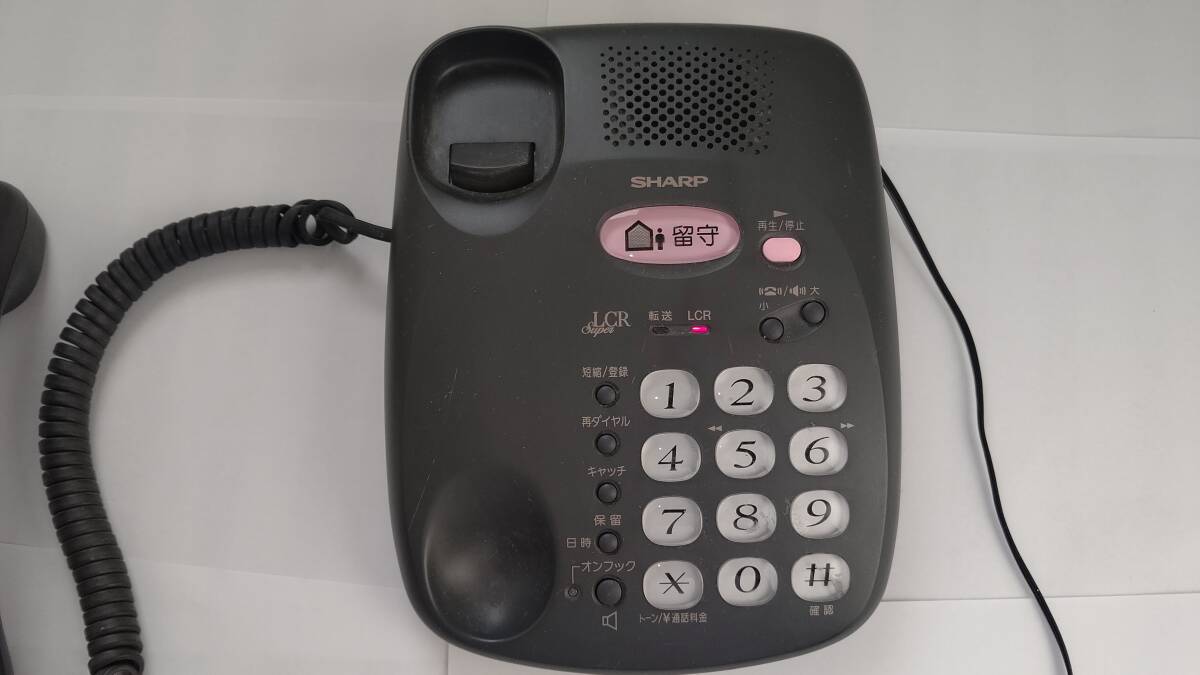 SHARP　留守番電話　DA-CA5-B　通電確認済　ジャンク_画像3