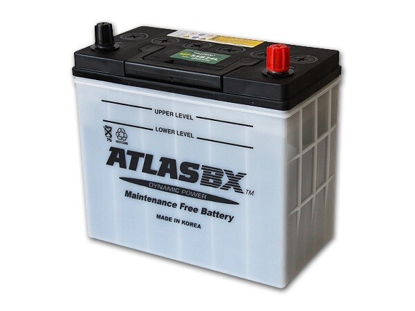 送料無料 即日発送 高性能 アトラス 新品バッテリー 満充電 ATLAS 正規品 MF 55B24L ( 46B24L 50B24L ) 適合 メンテナンスフリー 国産車_画像2