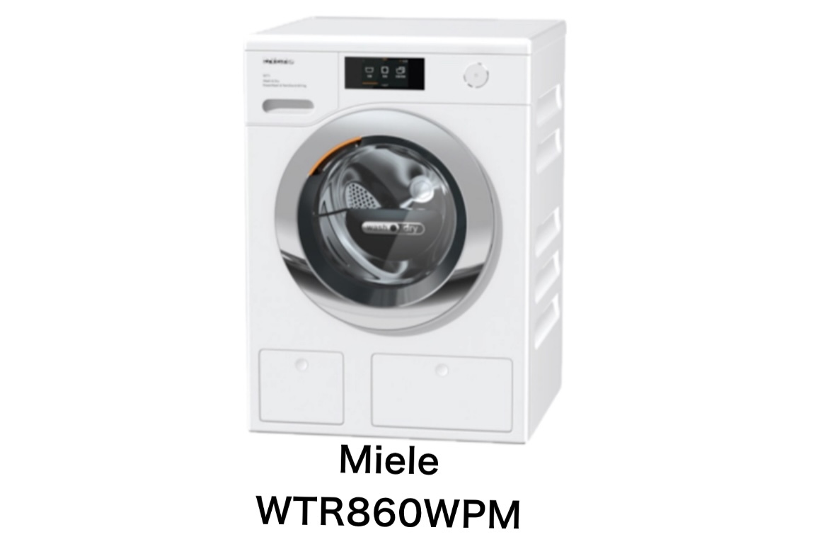 新品 2022年製 Miele ミーレ 最高級 洗濯乾燥機 WTR860WPM 洗濯機 ドラム式 乾燥機 海外製 おしゃれ家電 ユーロスタイル 参考価格55万円_画像1