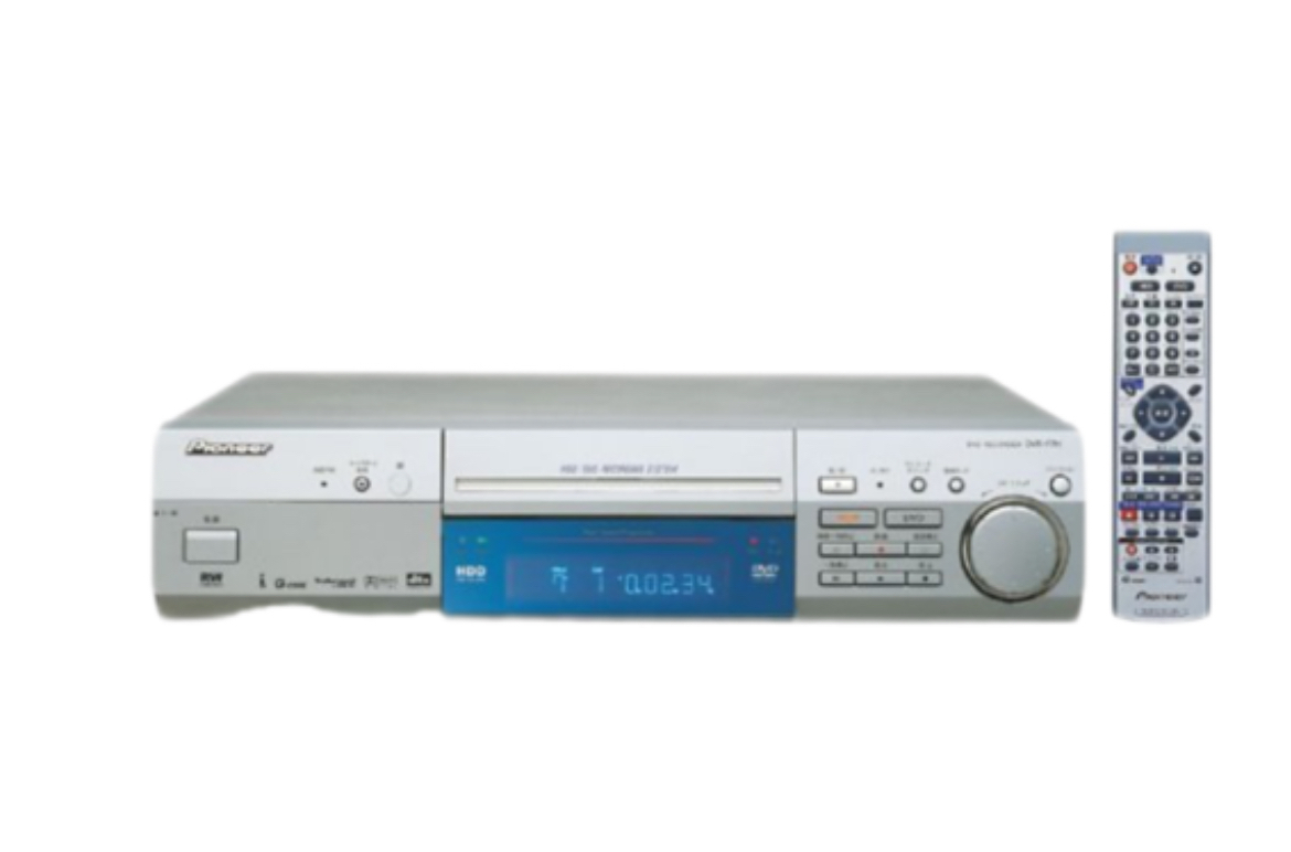 【デッドストック】 Pioneer パイオニア DVR-77H DVD HDDレコーダー2002年発売 高画質化 リモコン付きの画像2