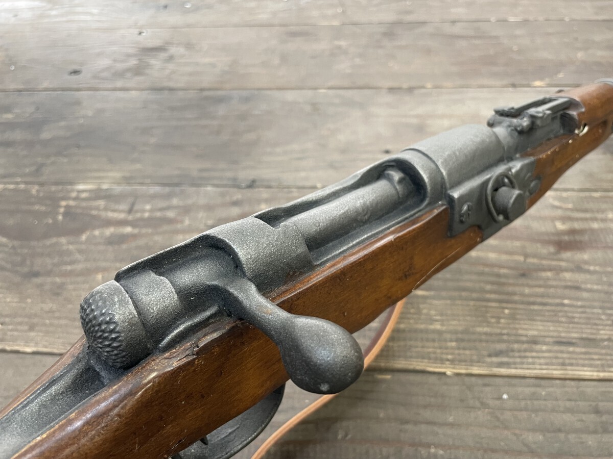 旧日本軍 旧陸軍 三八式歩兵銃 負い革 レプリカ 装飾銃 おもちゃ インテリアの画像7