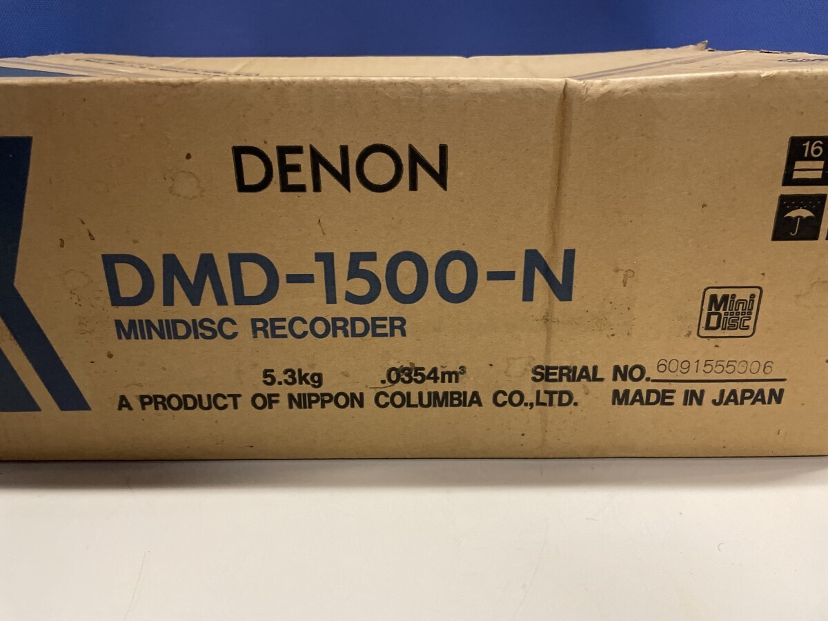 【デッドストック】 DENON DMD-1500-N MDレコーダー 音響 オーディオ デノンの画像3