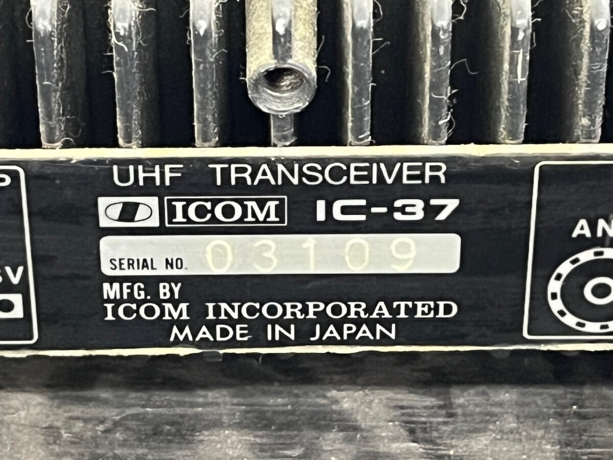 【動作確認済み】 アイコム アマチュア 無線機 デュアルバンド IC-37 IC-HM12の画像2