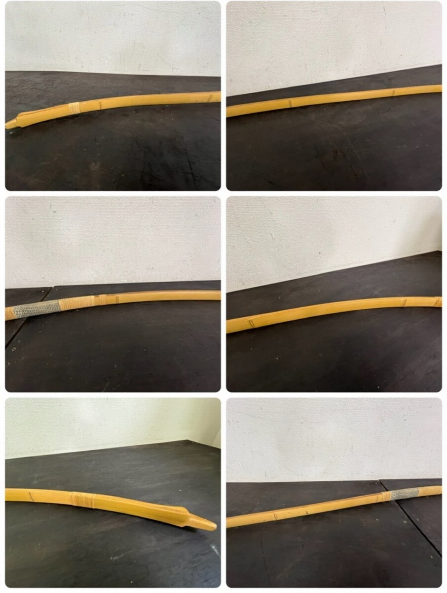 Yahoo!オークション - 【在銘 大倉重十郎】 竹弓 伸び寸 約225cm Yahoo!オークション - 【在銘 大倉重十郎】 竹弓 伸び寸 約225cm