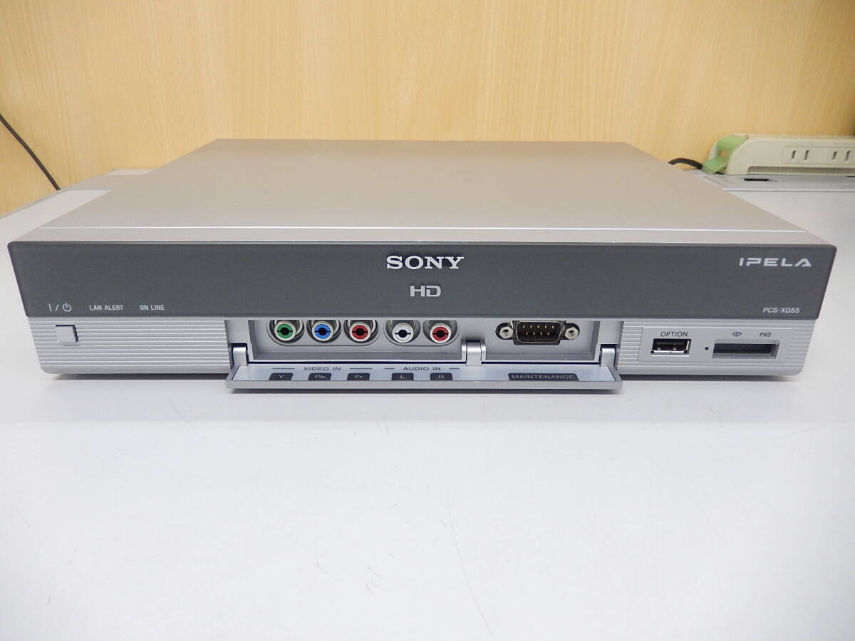 SONY PCS-XG55 video meeting system cable etc. lack of [ body start-up verification ]