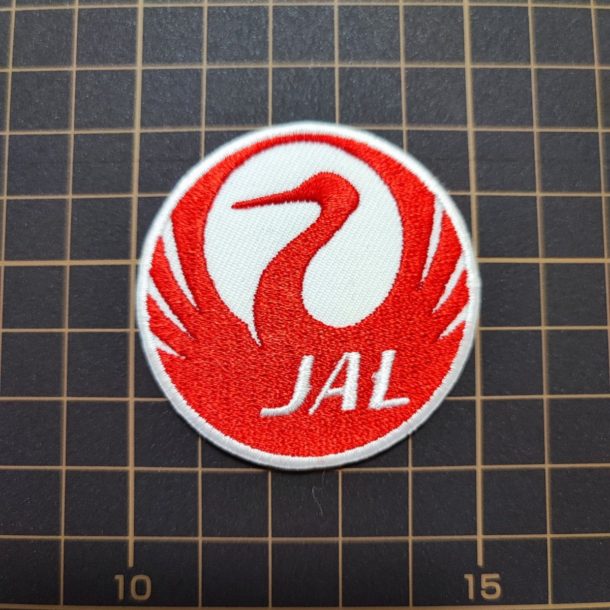 【数量限定】 JAL 日本航空 ワッペン アイロンプリント タグ ゴルフ キャップ ポロシャツ アパレル バックANA  06c