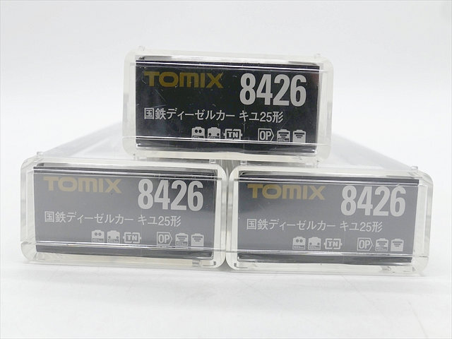 ⑭未使用　保管品　トミックス　TOMIX　Ｎゲージ　8426　国鉄ディーゼルカー　キユ25形　3個セット_画像3