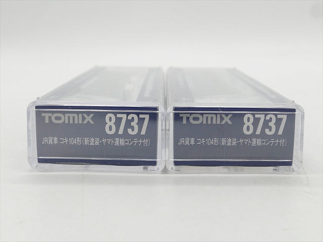 ⑲ не использовался хранение товар to Mix TOMIX N gauge 8737 JR. машина koki104 форма новый покраска * Yamato Transport контейнер есть 2 шт. комплект 