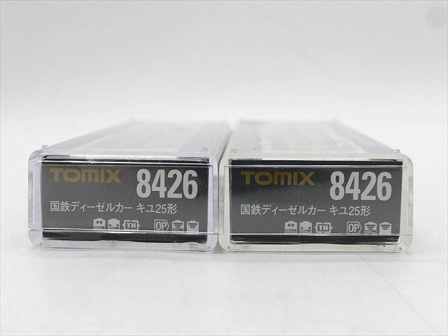 （23）未使用　保管品　トミックス　TOMIX　Ｎゲージ　8426　国鉄　ディーゼルカー キユ25形　2個セット_画像3